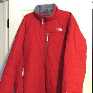 Men's THE NORTH FACE Red Puffer Coat Size XXL